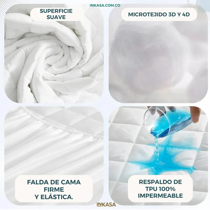 AquaSafe - Cubre Colchón Hipoalergénico