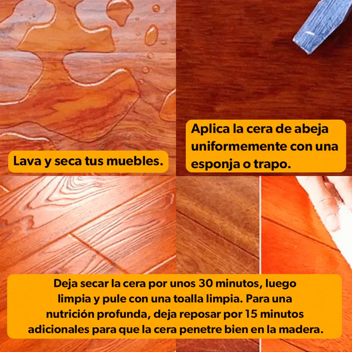 Bee Wax™ – Cera Restauradora de Madera 100g