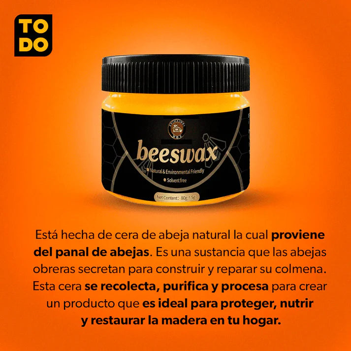 Bee Wax™ – Cera Restauradora de Madera 100g