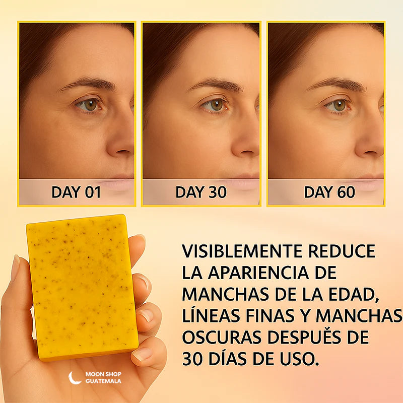 CurSoap™ - Jabón de cúrcuma Natural 2x1